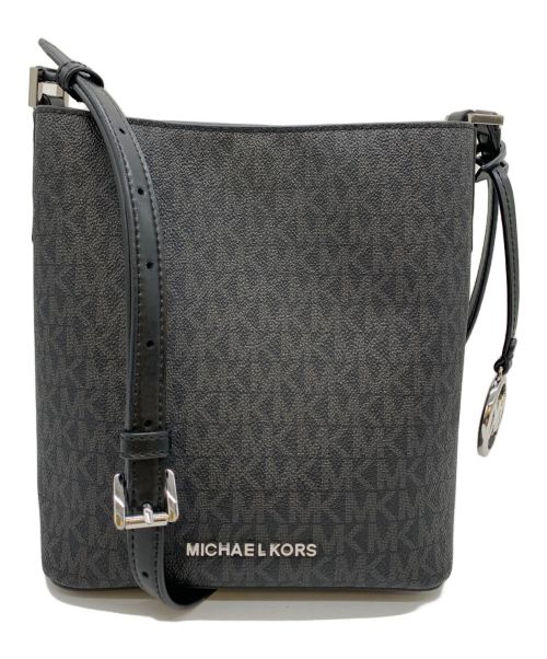 MICHAEL KORS（マイケルコース）MICHAEL KORS (マイケルコース) ショルダーバッグ ブラック×グレーの古着・服飾アイテム