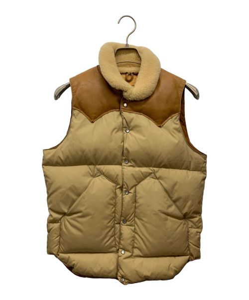 Rocky Mountain FeatherBed（ロッキーマウンテンフェザーベッド）Rocky Mountain Featherbed (ロッキーマウンテンフェザーベッド) ダウンベスト ベージュ サイズ:36の古着・服飾アイテム