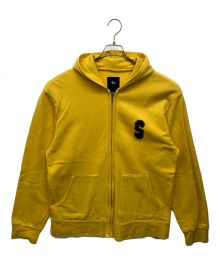 stussy（ステューシー）の古着「ジップパーカー」｜イエロー