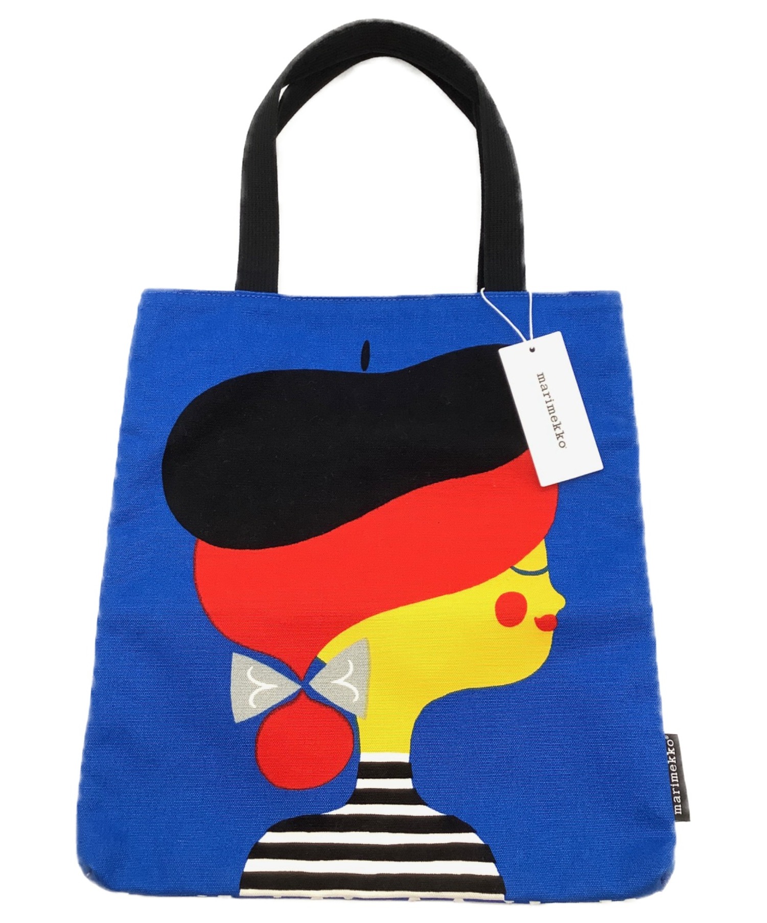 中古 古着通販 Marimekko マリメッコ トートバッグ ブルー 未使用品 ブランド 古着通販 トレファク公式 Trefac Fashion