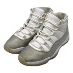 NIKEナイキ）の古着「AIR JORDAN 11 WMNS METALLIC SILVER」｜ホワイト×グレー