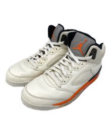 NIKE（ナイキ）の古着「AIR JORDAN 5 RETRO Orange Blaze」｜ホワイト×オレンジ