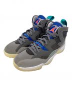 NIKEナイキ）の古着「Jumpman Two Trey Cement Grey Sport Royal」｜グレー