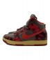 NIKE (ナイキ) NIKE DUNK HIGH レッド×ベージュ サイズ:US8：6000円