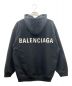 BALENCIAGA (バレンシアガ) バックロゴプルオーバーパーカー ブラック サイズ:XL：39800円