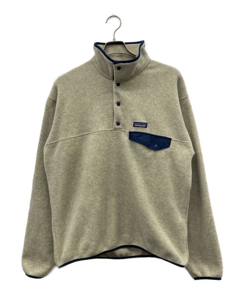 Patagonia（パタゴニア）Patagonia (パタゴニア) シンチラスナップ グレー×ネイビー サイズ:Mの古着・服飾アイテム