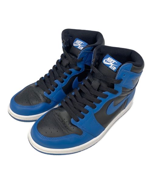 NIKE（ナイキ）NIKE (ナイキ) AIR JORDAN1  ブルー×ブラック サイズ:25cmの古着・服飾アイテム