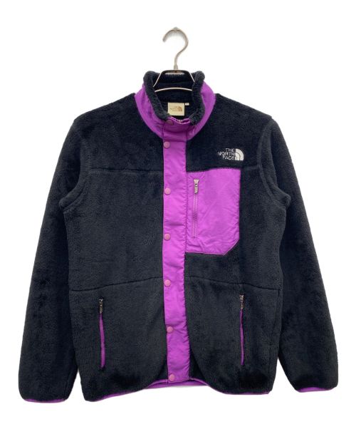 THE NORTH FACE（ザ ノース フェイス）THE NORTH FACE (ザ ノース フェイス) フリースジャケット パープル×ブラック サイズ:Sの古着・服飾アイテム