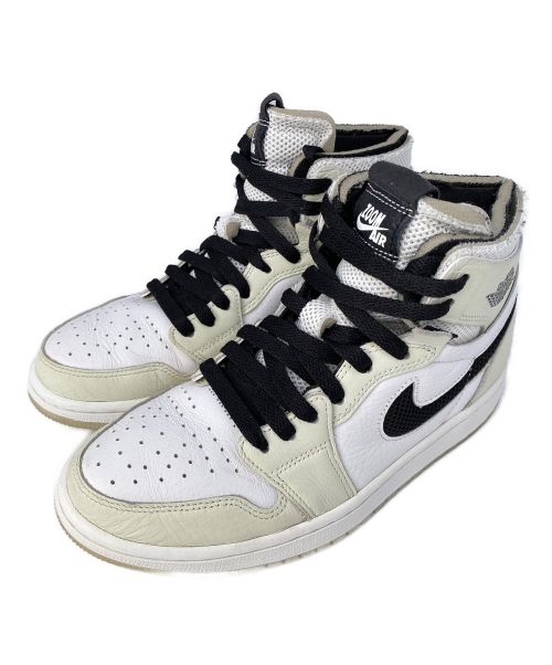 NIKE（ナイキ）NIKE (ナイキ) WMNS Air Jordan 1 High Zoom Air Comfort ブラック×ホワイト サイズ:24.5㎝の古着・服飾アイテム