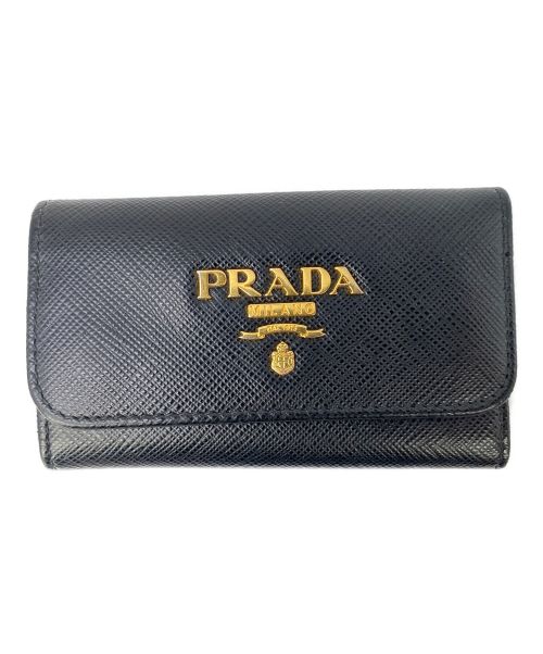 PRADA（プラダ）PRADA (プラダ) キーケース ブラックの古着・服飾アイテム