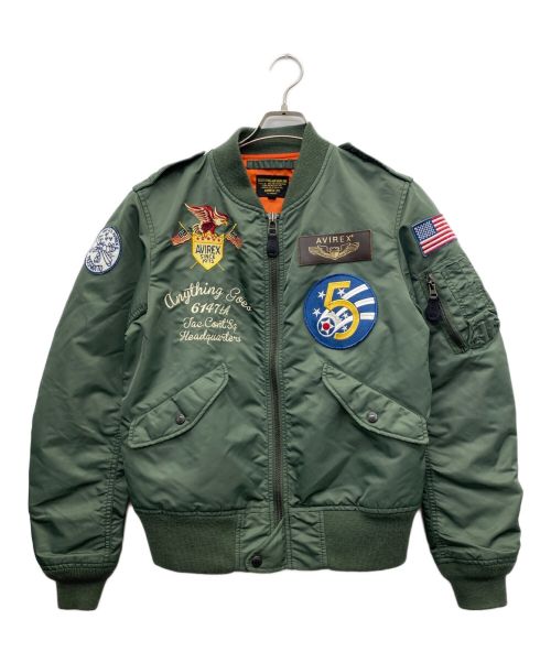 AVIREX（アヴィレックス）AVIREX (アヴィレックス) L-2 5th AIR FORCEジャケット オリーブ サイズ:Lの古着・服飾アイテム