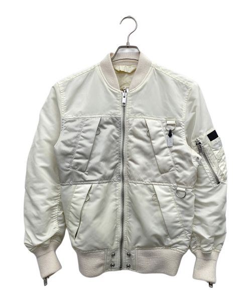 DIESEL（ディーゼル）DIESEL (ディーゼル) リバーシブルブルゾン ホワイト サイズ:XXSの古着・服飾アイテム