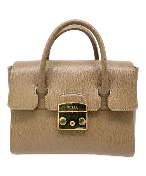 FURLA（フルラ）FURLA (フルラ) 2WAYバッグ ブラウンの古着・服飾アイテム