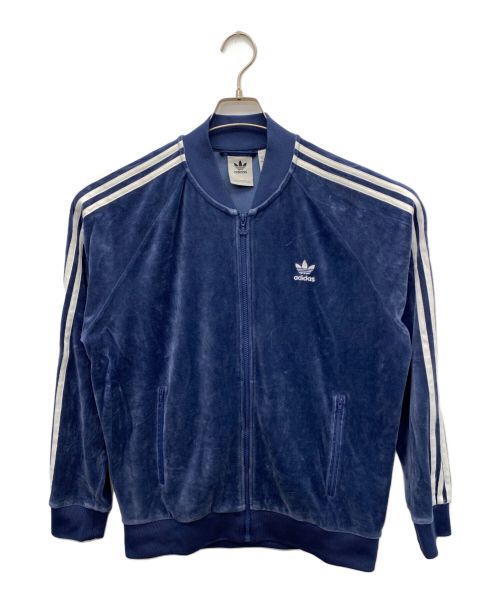 adidas（アディダス）adidas (アディダス) トラックジャケット ネイビー サイズ:2XLの古着・服飾アイテム