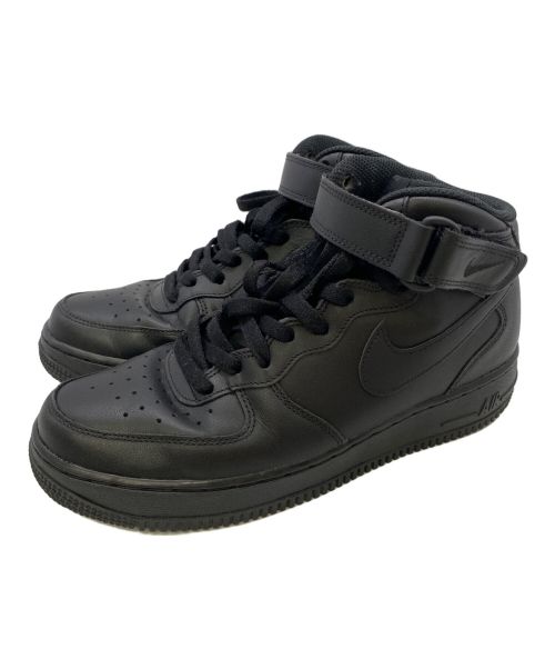 NIKE（ナイキ）NIKE (ナイキ) AIR FORCE 1 MID 07 ブラック サイズ:26㎝の古着・服飾アイテム