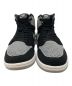 NIKE (ナイキ) AIR JORDAN1 RETRO HI FLYKNIT ブラック×グレー サイズ:26cm：8000円