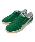 PUMAプーマ）の古着「CLYDE OG VERDANT」｜グリーン×ホワイト