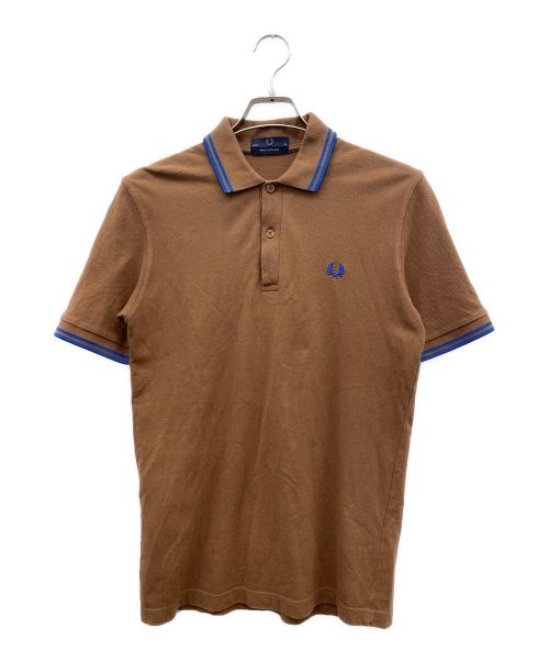 FRED PERRY（フレッドペリー）FRED PERRY (フレッドペリー) ポロシャツ ブラウン サイズ:38の古着・服飾アイテム