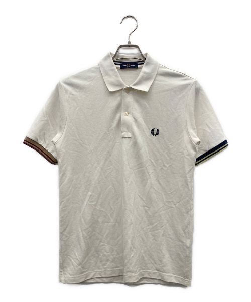 FRED PERRY（フレッドペリー）FRED PERRY (フレッドペリー) ポロシャツ ホワイト サイズ:Mの古着・服飾アイテム