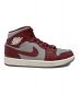 中古・古着 NIKE (ナイキ) JORDAN 1 Mid Team Red パープル×グレー サイズ:27cm：10000円