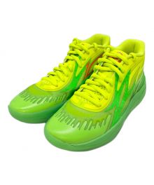 PUMA（プーマ）の古着「LaMelo Ball MB.02 "Nickelodeon Slime"」｜グリーン×イエロー