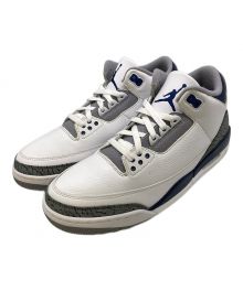 NIKE（ナイキ）の古着「AIR JORDAN3 Retro」｜ブルー×ホワイト