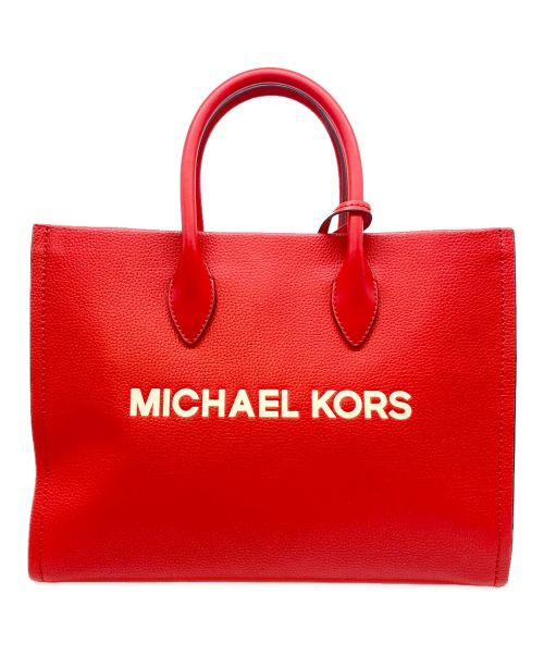 MICHAEL KORS（マイケルコース）MICHAEL KORS (マイケルコース) トートバッグ レッドの古着・服飾アイテム