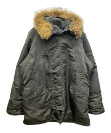 ALPHA INDUSTRIES（アルファインダストリーズ）の古着「フライトジャケット」｜カーキ