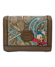 GUCCI×DISNEY（グッチ×ディズニー）の古着「2つ折り財布」｜ブラウン