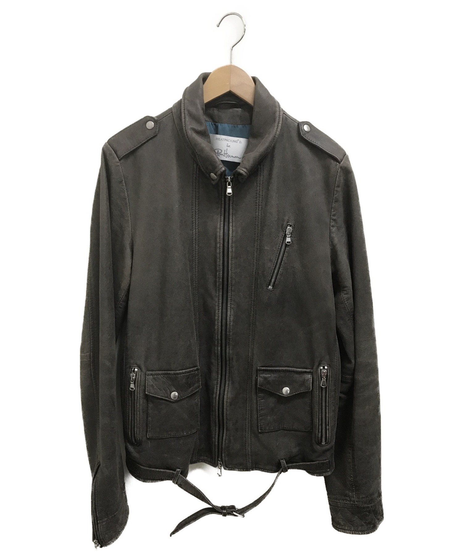 MEATPACKING D. RonHerman LEATHER JACKET+solidarischer-hof-wybelsum.de