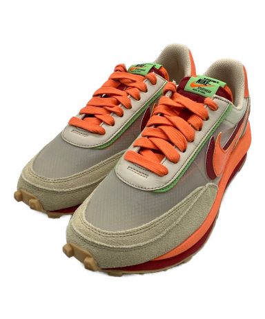 【中古・古着通販】NIKE (ナイキ) スニーカー ベージュ×オレンジ