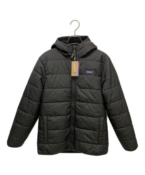 Patagonia（パタゴニア）Patagonia (パタゴニア) リバーシブルフリースパーカー ブラック サイズ:160 未使用品の古着・服飾アイテム