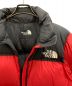 中古・古着 THE NORTH FACE (ザ ノース フェイス) ヌプシジャケット レッド×ブラック サイズ:SIZE　L：12800円