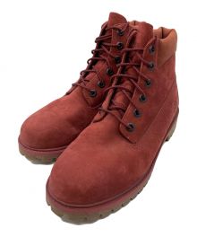 Timberland（ティンバーランド）の古着「レースアップブーツ」｜レッド