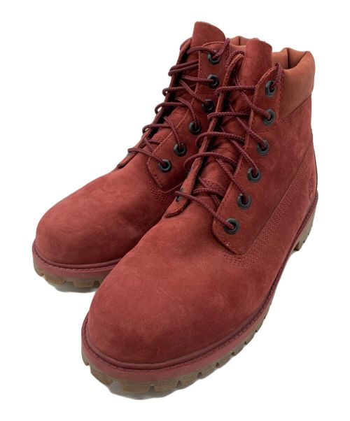 Timberland（ティンバーランド）Timberland (ティンバーランド) レースアップブーツ レッド サイズ:23.5cmの古着・服飾アイテム