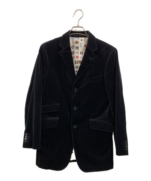 BURBERRY BLACK LABEL（バーバリーブラックレーベル）BURBERRY BLACK LABEL (バーバリーブラックレーベル) テーラードジャケット ブラック サイズ:Mの古着・服飾アイテム