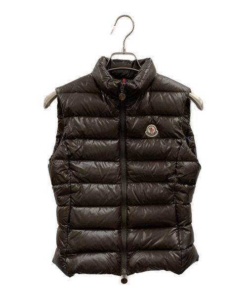 MONCLER（モンクレール）MONCLER (モンクレール) GHANYダウンベスト ブラウン サイズ:Sの古着・服飾アイテム