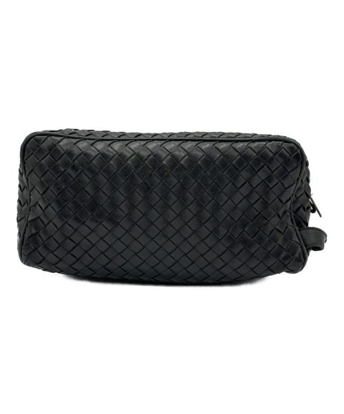 BOTTEGA VENETA（ボッテガベネタ）BOTTEGA VENETA (ボッテガベネタ) クラッチバッグ ブラックの古着・服飾アイテム