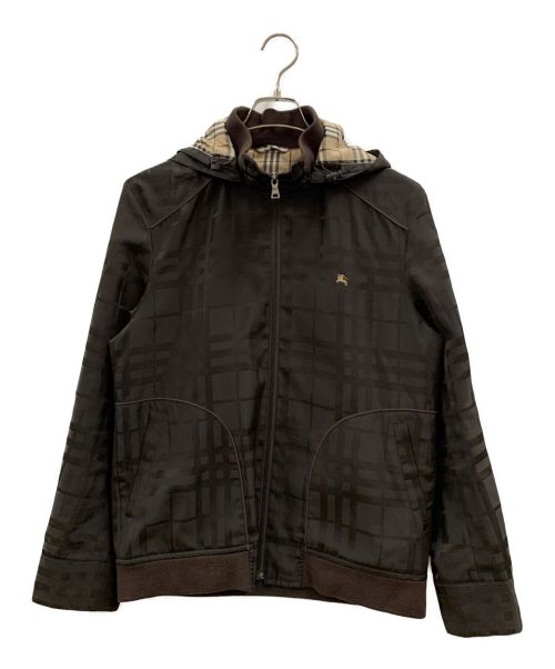 BURBERRY BLACK LABEL（バーバリーブラックレーベル）BURBERRY BLACK LABEL (バーバリーブラックレーベル) フーデッドジャケット ブラウン サイズ:Mの古着・服飾アイテム