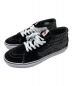 VANS OFF THE WALL（ヴァンスオフザウォール）の古着「VANS OFF THE WALL　ミッドカットスニーカー」｜ブラック