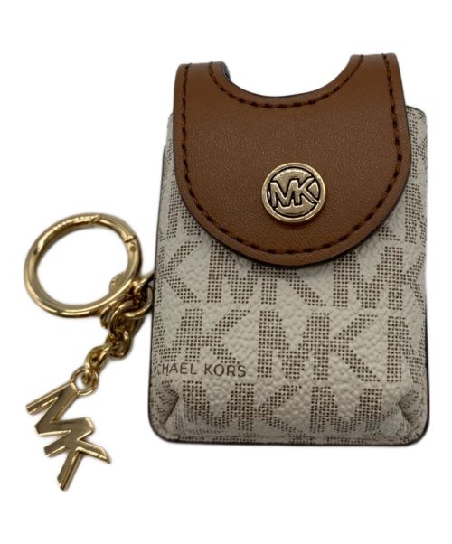 MICHAEL KORS（マイケルコース）MICHAEL KORS (マイケルコース) サニタイザーホルダー ベージュ×ブラウンの古着・服飾アイテム