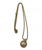Christian Diorクリスチャン ディオール）の古着「パールトップネックレス」｜ゴールド