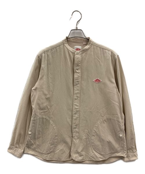 DANTON（ダントン）DANTON (ダントン) バンドカラーシャツ アイボリー サイズ:42の古着・服飾アイテム