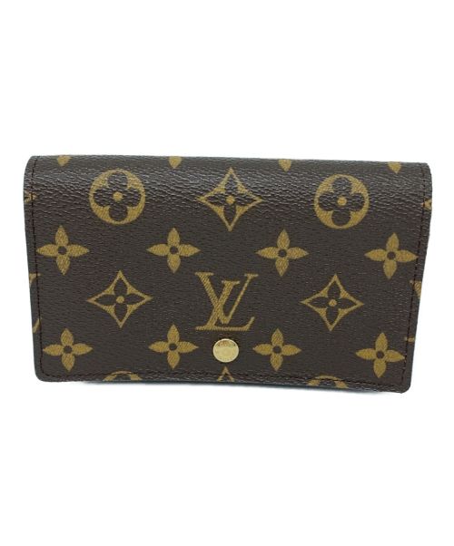 LOUIS VUITTON（ルイ ヴィトン）LOUIS VUITTON (ルイ ヴィトン) ポルトモネ・ビエ・トレゾール ブラウンの古着・服飾アイテム