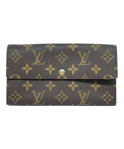 LOUIS VUITTON（ルイ ヴィトン）LOUIS VUITTON (ルイ ヴィトン) ポシェット・ポルトモネ クレディ ブラウンの古着・服飾アイテム