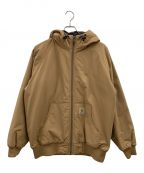 CarHarttカーハート）の古着「CarHartt　中綿ジャケット」｜ベージュ