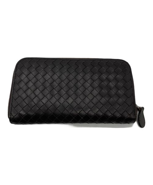 BOTTEGA VENETA（ボッテガベネタ）BOTTEGA VENETA (ボッテガベネタ) 長財布 ダークブラウンの古着・服飾アイテム