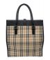 BURBERRY (バーバリー) BURBERRY　ノヴァチェックハンドバッグ ベージュ×ブラック：17000円