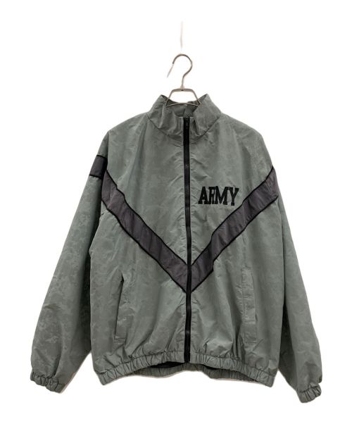 US. ARMY（ユーエスアーミー）US. ARMY (ユーエスアーミー) ナイロンジャケット グレー サイズ:Lの古着・服飾アイテム