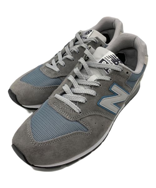 NEW BALANCE（ニューバランス）NEW BALANCE (ニューバランス) スニーカー グレー×ブルー サイズ:26ｃｍの古着・服飾アイテム